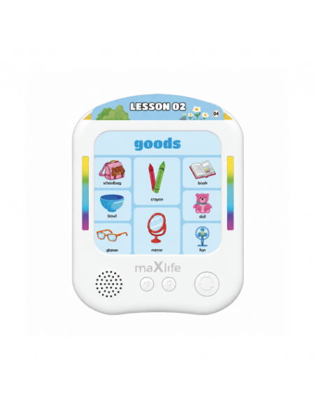 PIZARRA APRENDIZAJE INGLES INFANTIL MXLD-200 BLANCO MAXLIFE