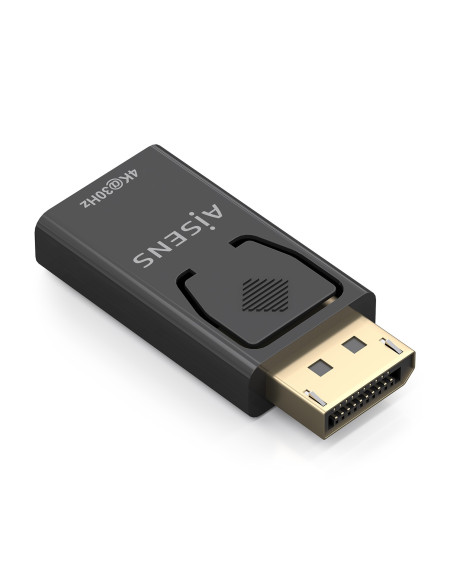 AISENS Conversor Displayport A HDMI 4K@30Hz, DP/M-HDMI/H, Negro