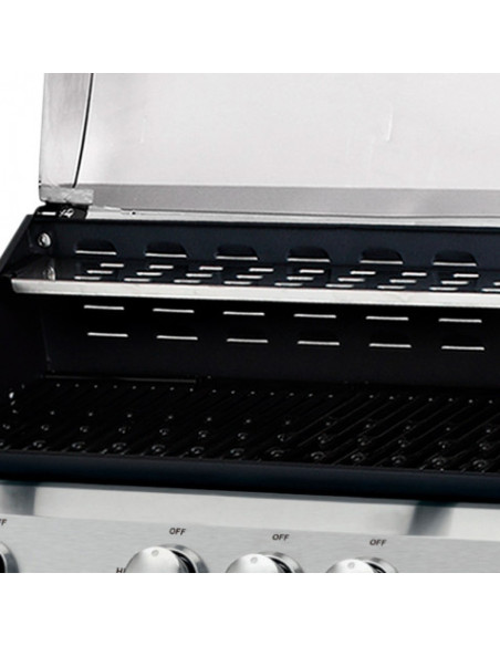 BARBACOA GAS INOX 4 FUEGOS MUVIP