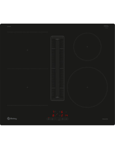 Balay 3EBC963ER hobs Negro Integrado 80 cm Cerámico 4 zona(s) Campana integrada