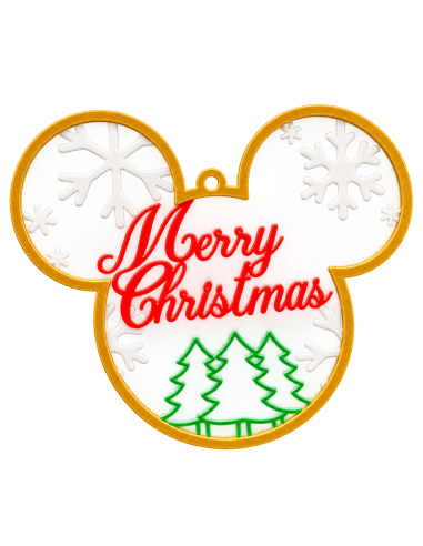 ADORNO MICKEY MERRY CHRISTMAS