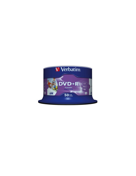 DVD+R VERBATIM 50 UNIDADES 4.7GB 16x IMPRIMIBLE 43512