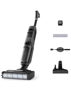 Rowenta X Clean 4 GZ5035, 2 en 1, Aspira y friega, Sin cables, 200 W,