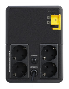 APC Easy UPS LÍ­nea interactiva 1200 VA 650 W Negro 2