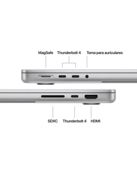PORTATIL APPLE MACBOOK PRO M5/10-CORE CPU/16GB/SSD1TB/10-CORE GPU/14.2 SILVER