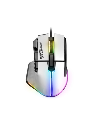 Spirit of Gamer PRO-M5 ARTIC ratón mano derecha USB tipo A Óptico 12800 DPI