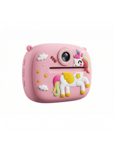CAMARA DE FOTOS INSTANTANEA INFANTIL ROSA V06 XO 2