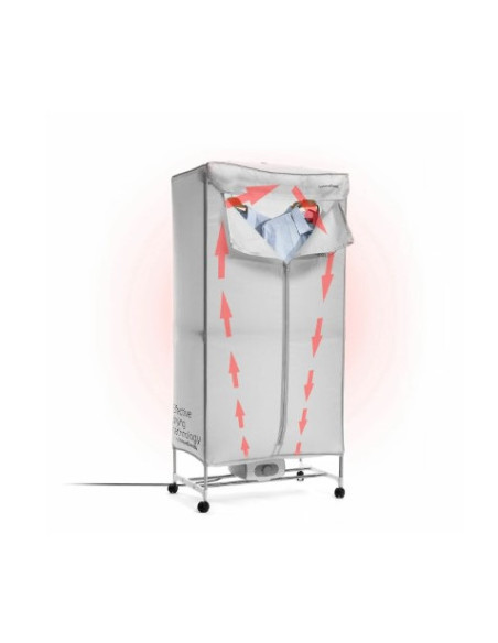 SECADORA ELECTRICA PORTATIL 2 ALTURAS | 1200W | 15KG | INNOVAGOODS