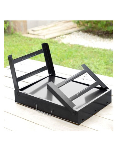 BARBACOA PORTATIL SOBREMESA PLEGABLE HIERRO INNOVAGOODS