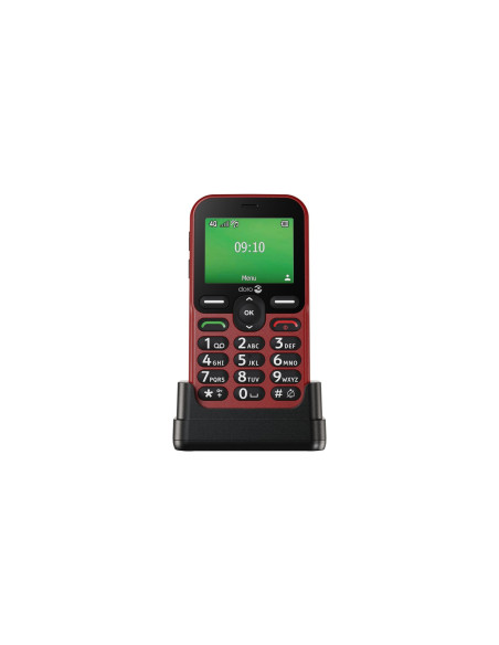 Doro Leva E10 6,1 cm (2.4") 118,9 g Rojo Teléfono para personas mayores