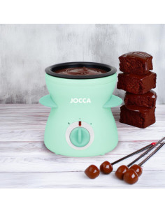 FONDUE DE CHOCOLATE 25W TURQUESA JOCCA 2
