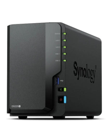 UNIDAD NAS SYNOLOGY DISKSTATION DS225+ 2 BAHIAS 3.5/2.5 2GB DDR4