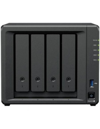 UNIDAD NAS SYNOLOGY DS425+ 4 HDD/SSD DISKSTATION CPU 2.7GHZ 2GB BLACK