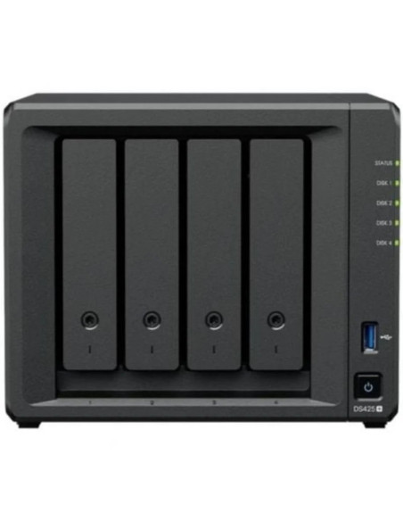 UNIDAD NAS SYNOLOGY DS425+ 4 HDD/SSD DISKSTATION CPU 2.7GHZ 2GB BLACK