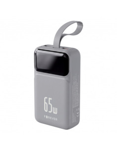 BATERIA EXTERNA 20000MAH 65W FOREVER VIBE-TB65 PLATA FOREVER
