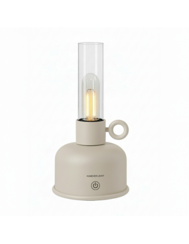 LAMPARA DE ACEITE LED VINTAGE BEIGE FOREVER