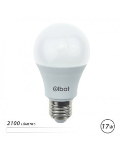 BOMBILLA LED A65 | 17W | 2100LM | E27 | LUZ BLANCA | ELBAT