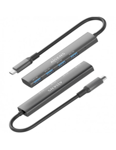 HUB TIPO C USB 3.0 4 PUERTOS AISENS