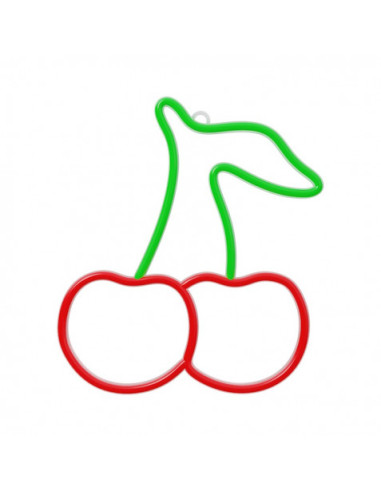 LAMPARA DECORATIVA NEON LED CHERRY FOREVER