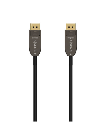 AISENS Cable DISPLAYPORT AOC V1.4 8K@60Hz 4K@120Hz 4:4:4 32.4Gbps,