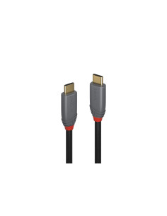 Lindy 36900 cable USB 0,5 m USB C Negro, Gris