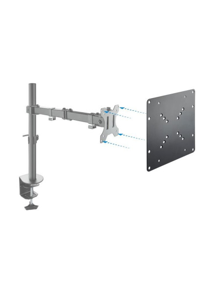 ADAPTADOR MONITOR VESA TOOQ 50x50 - 200x200 HASTA 30KG 23-45 BLACK