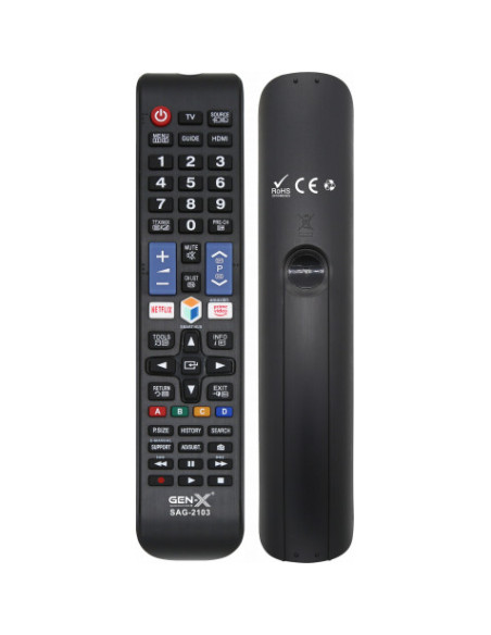 MANDO UNIVERSAL GRANDE PARA TELEVISORES SAMSUNG SAG-2103 GEN-X