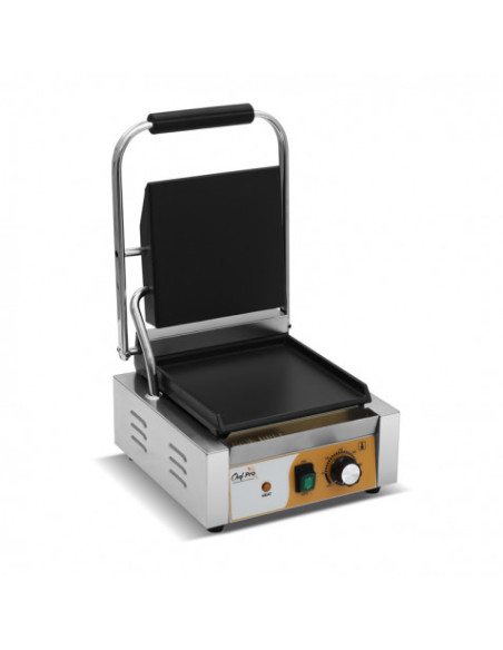 SANDWICHERA INDUSTRIAL PLACAS LISAS 1800W CHEF PRO