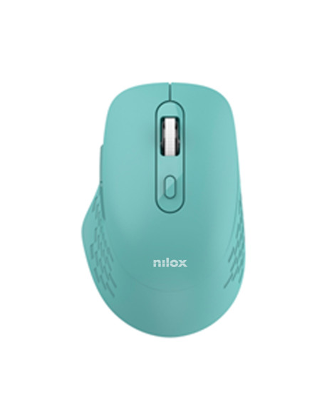 Nilox RATON DUAL WIRELESS 1600 DPI VERDE ratón Oficina Bluetooth +