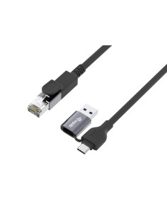 Equip 133103 cable de red Negro 3 m