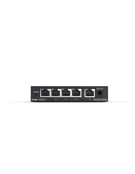 Ruijie Networks RG-ES105GD switch No administrado Gigabit Ethernet (10/100/1000) Negro
