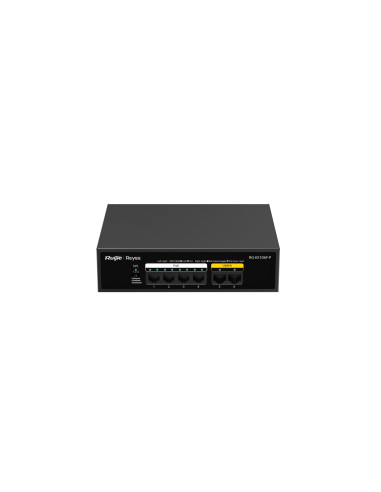 Ruijie Networks RG-ES106F-P switch No administrado L2 Fast Ethernet (10/100) Energía sobre Ethernet (PoE) Negro
