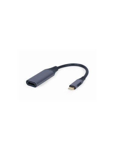 Cablexpert A-USB3C-HDMI-01 adaptador de cable de vídeo 0,15 m USB Tipo C Gris