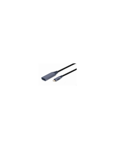 Cablexpert A-USB3C-HDMI-01 adaptador de cable de vídeo 0,15 m USB Tipo C Gris