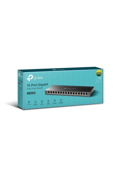SWITCH TP-LINK 16 PUERTOS GIGABIT TL-SG116E METALICA