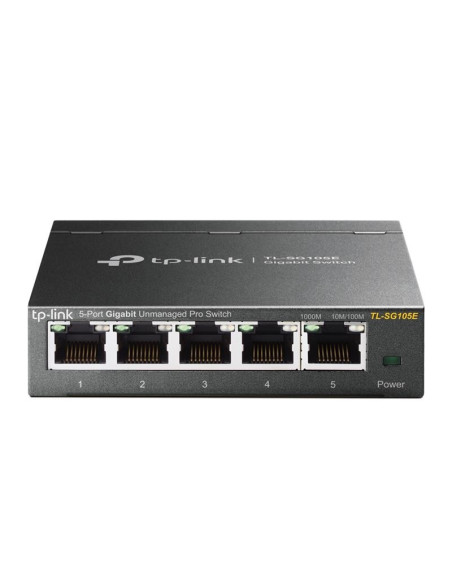 SWITCH TP-LINK TL-SG105E GIGABIT 5 PUERTOS EASY SMART SEMIGESTIONABLE