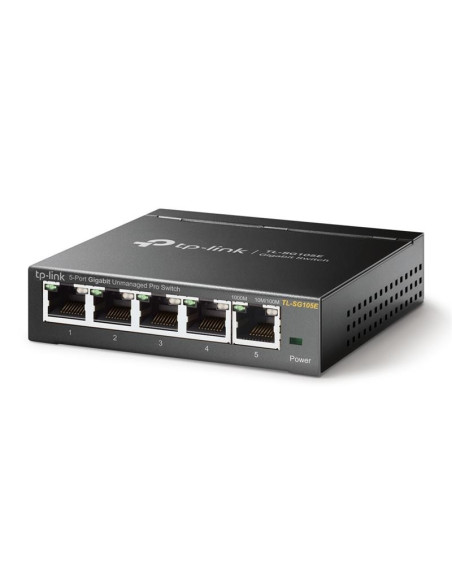 SWITCH TP-LINK TL-SG105E GIGABIT 5 PUERTOS EASY SMART SEMIGESTIONABLE