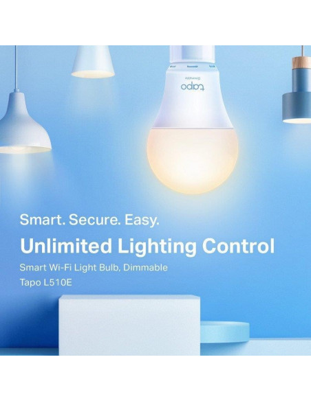 BOMBILLA INTELIGENTE E27 TP-LINK LED 2700K BLANCO AJUSTA WIFI