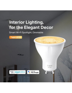 BOMBILLA INTELIGENTE GU10 TP-LINK LED 2700K BLANCO AJUSTA WIFI 2