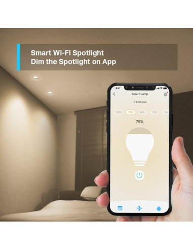 BOMBILLA INTELIGENTE GU10 TP-LINK LED 2700K BLANCO AJUSTA WIFI