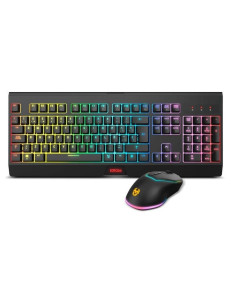 TECLADO + RATON GAMING KROM KABALA WIRELESS RGB RETROILUMINADO BLACK