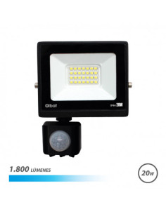 FOCO LED SERIE SLIM 20W CON SENSOR | 1800LM | 6500K ELBAT