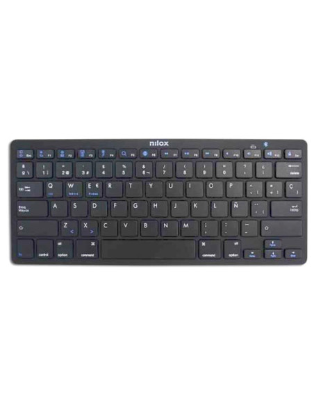 Nilox Teclado Bluetooth Negro (NXKB01B)