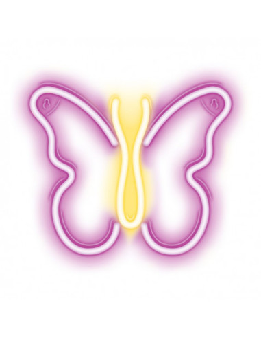 LAMPARA DECORATIVA NEON LED BUTERFLY FOREVER
