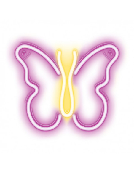 LAMPARA DECORATIVA NEON LED BUTERFLY FOREVER