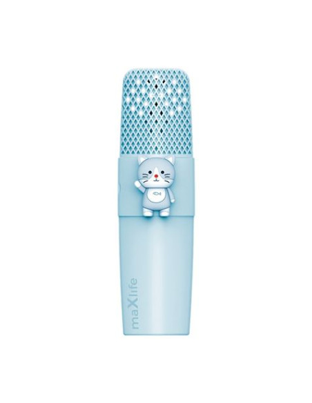 MICROFONO KARAOKE BLUETOOTH MXBM-500 AZUL MAXLIFE