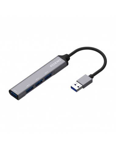 HUB 4 PUERTOS USB 3.0 ALUMINIO AISENS