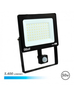 FOCO LED SERIE SLIM 50W CON SENSOR | 5400LM | 6500K ELBAT