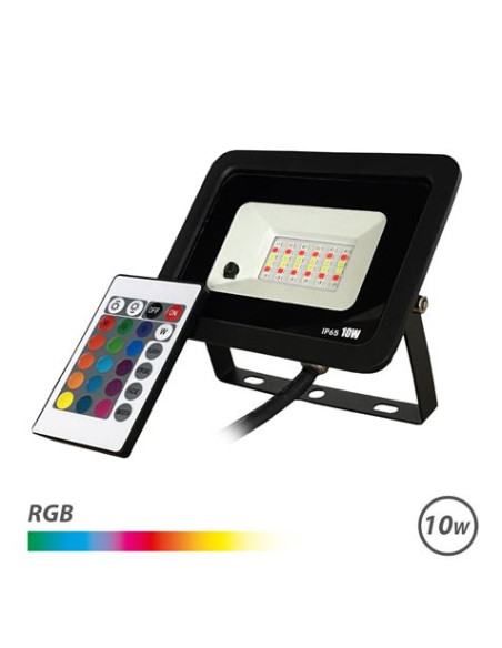FOCO LED RGB 10W + MANDO ELBAT