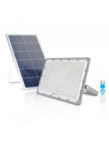 FOCO LED SOLAR 200W 3600LM + CONTROL REMOTO ELBAT